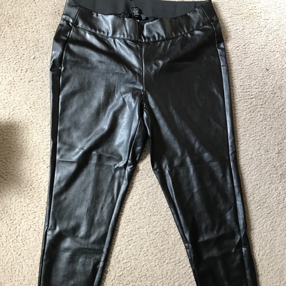 Lane Bryant Pleather Leggings